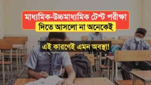 Many did not sit for secondary and higher secondary test examination