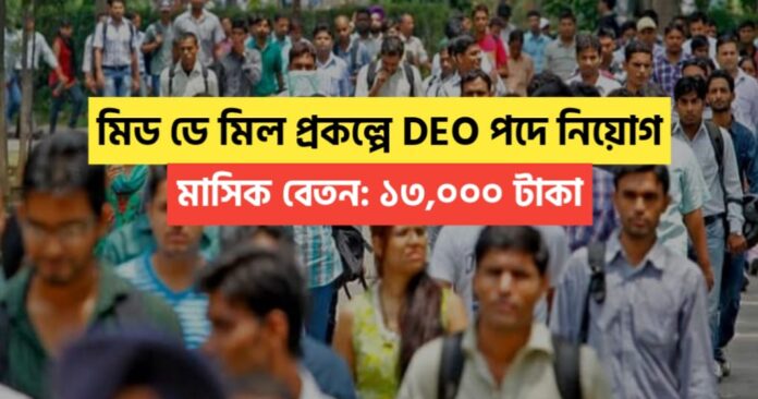 Mid Day Meal Scheme DEO post Recruitment 2024
