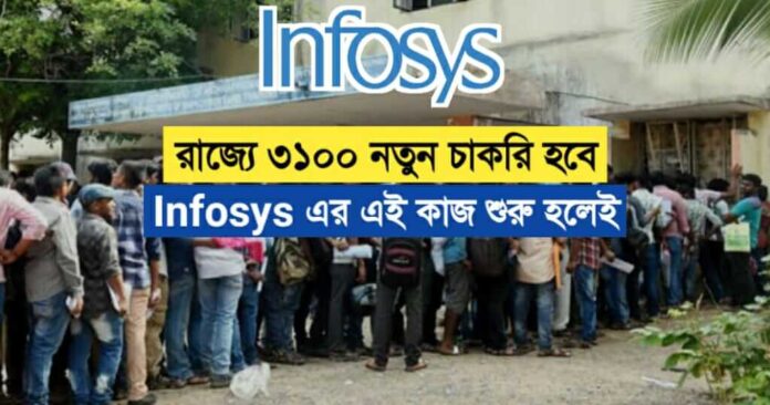There will be 3100 new jobs in the state once this work of Infosys starts